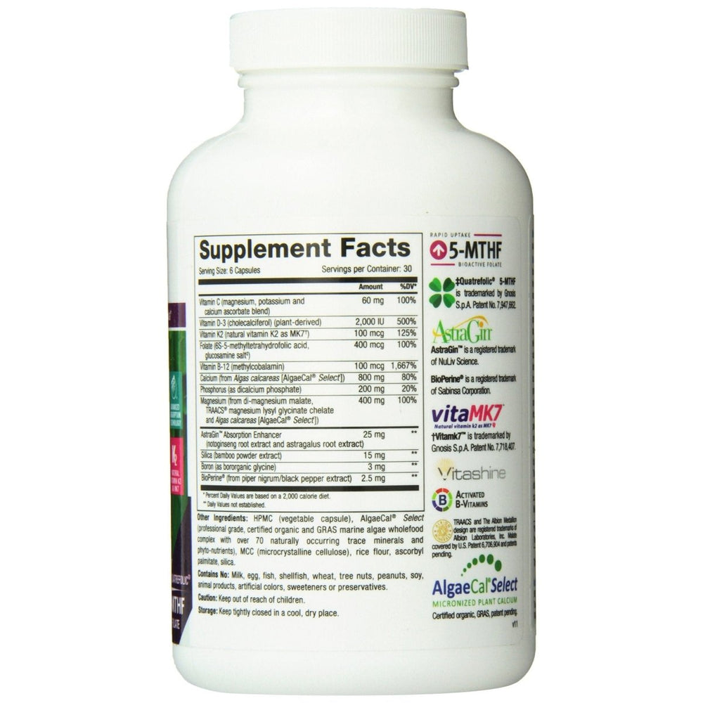 NuMedica Osteo Vegan Rx 180 Vegetable Capsules - The Oasis of Health