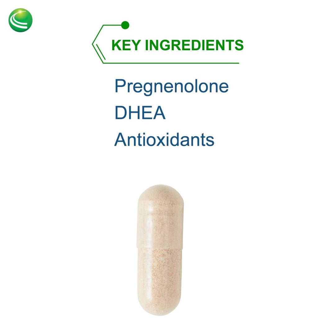 Nutra BioGenesis - Adrenal Support Plus - Pregnenolone, DHEA, Herbs & Micronutrients to Help Support Adrenal Function - 60 Capsules 10202 - The Oasis of Health