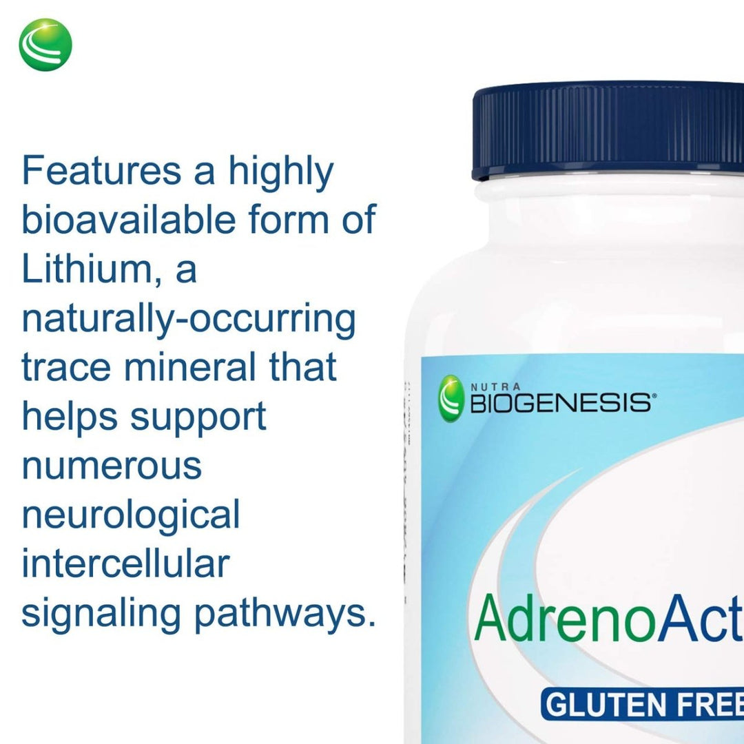 Nutra BioGenesis - AdrenoActive - Gluten Free - 60 Capsules 40957 - The Oasis of Health