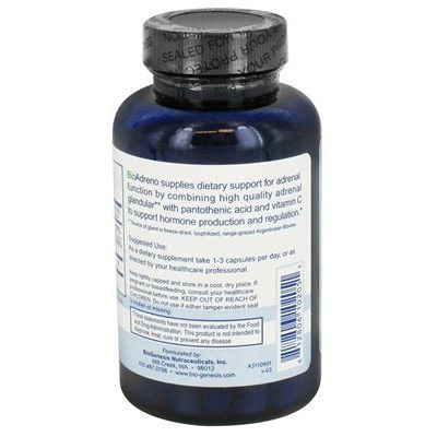 Nutra Biogenesis Bioadreno, 90 Capsules 10205 - The Oasis of Health
