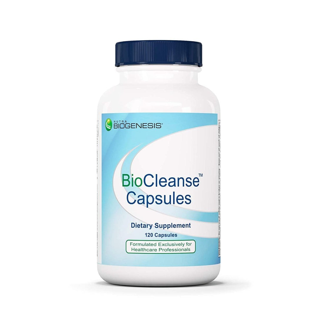 Nutra BioGenesis - BioCleanse Capsules - Milk Thistle, N - Acetyl - L - Cysteine & MSM for Liver Support - 120 Capsules - The Oasis of Health