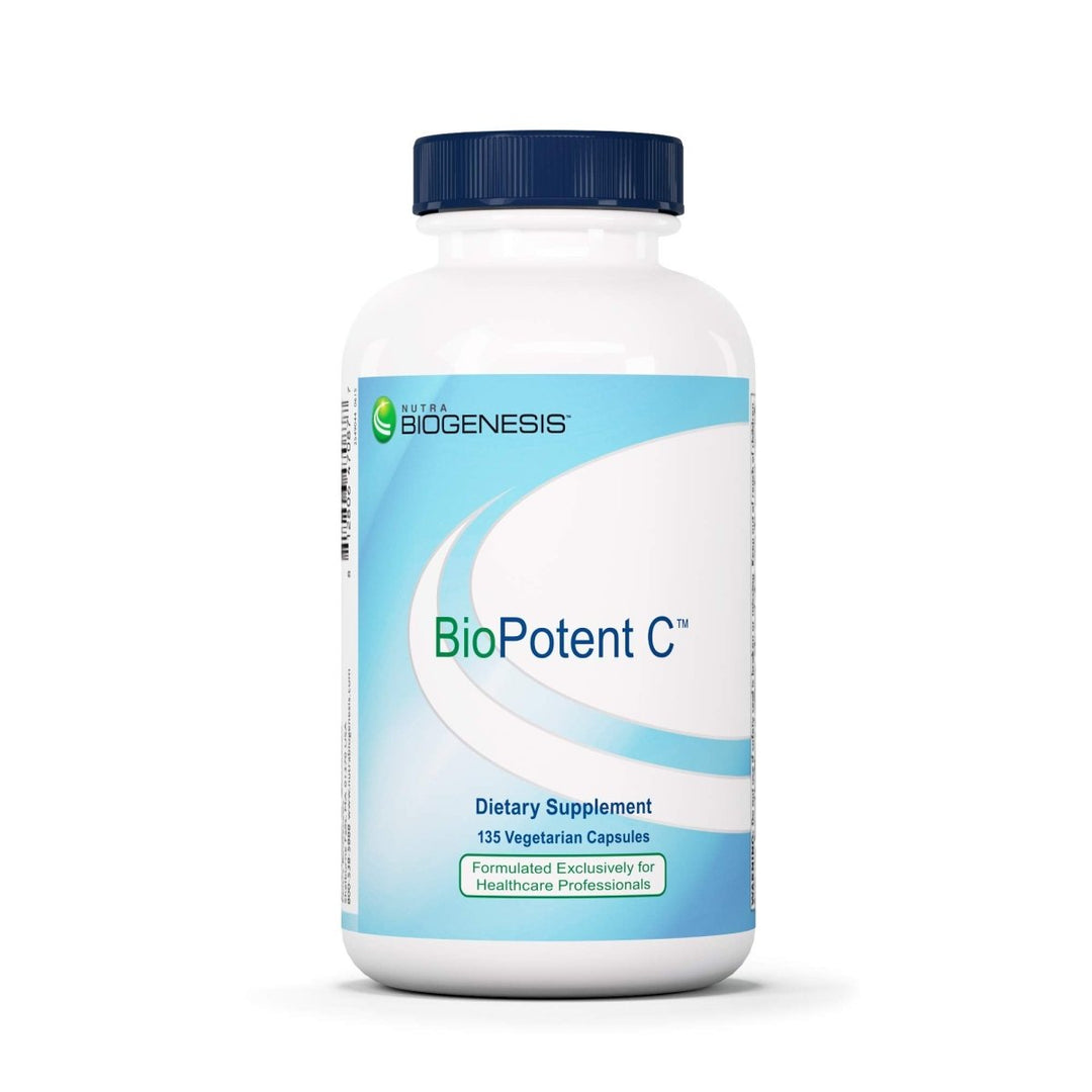 Nutra BioGenesis - BioPotent C - Vitamin C and Lemon Bioflavonoids for Immune, Musculoskeletal and Antioxidant Support - 135 Capsules - The Oasis of Health