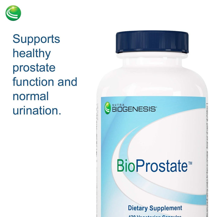 Nutra BioGenesis - BioProstate - Saw Palmetto, Beta - Sitosterol and Lycopene for Prostate Health and Urinary Tract Support - Gluten Free, Vegan - 120 Capsules - The Oasis of Health