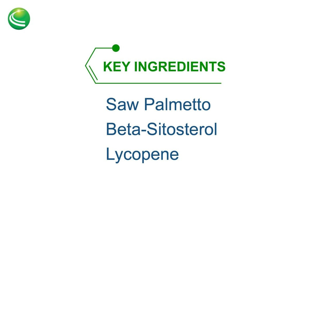 Nutra BioGenesis - BioProstate - Saw Palmetto, Beta - Sitosterol and Lycopene for Prostate Health and Urinary Tract Support - Gluten Free, Vegan - 120 Capsules - The Oasis of Health