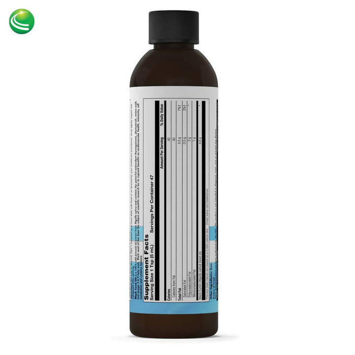 Nutra BioGenesis - Black Seed Oil - Black Cumin Seed Extract - Vegan, Gluten Free, Non - GMO - 8 Fluid Ounces - The Oasis of Health