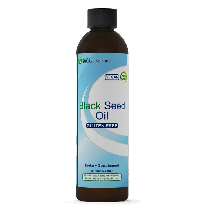Nutra BioGenesis - Black Seed Oil - Black Cumin Seed Extract - Vegan, Gluten Free, Non - GMO - 8 Fluid Ounces - The Oasis of Health