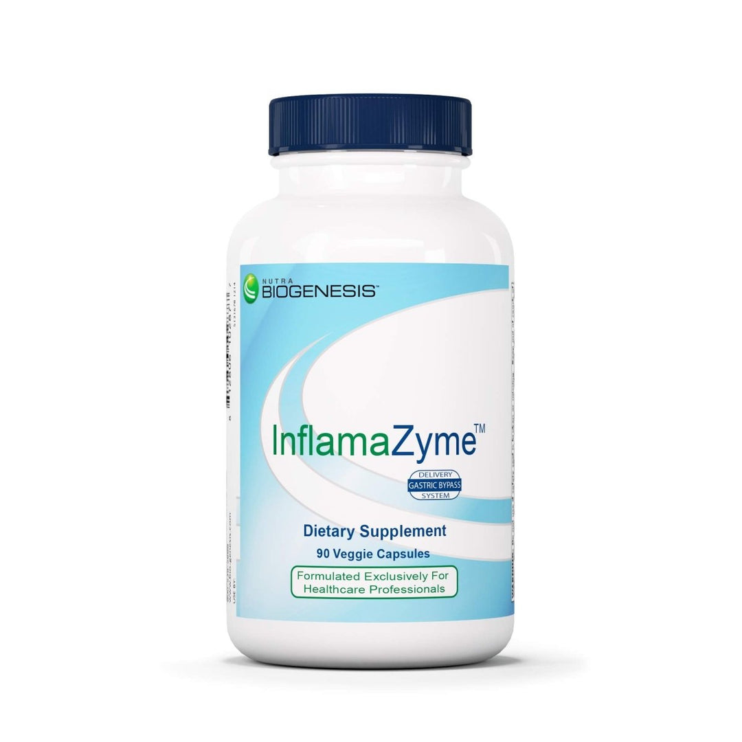 Nutra BioGenesis - InflamaZyme - Pancreatin, Nattokinase and Trypsin to Help Support Healthy Immune Response, Joints and GI Tract - Gluten Free - 90 Capsules - The Oasis of Health