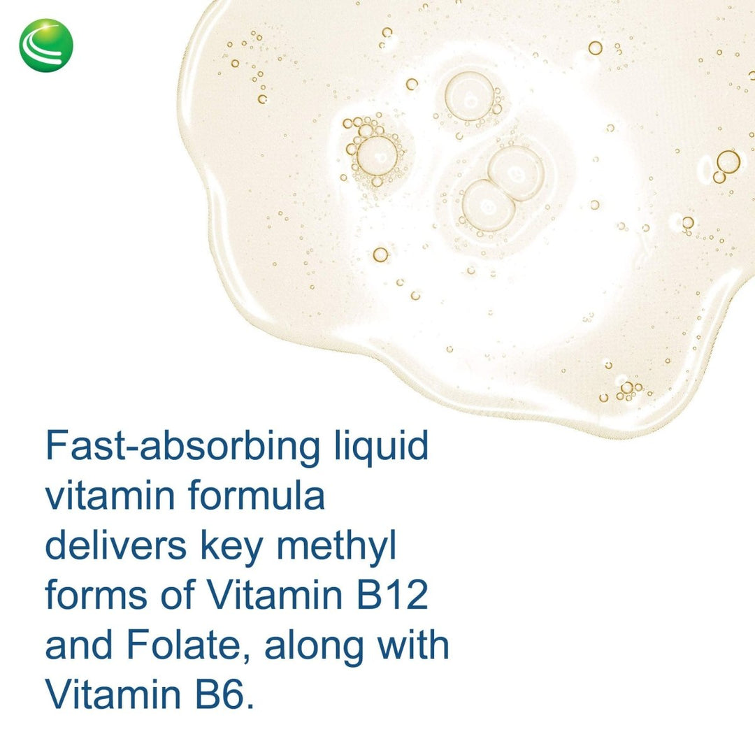 Nutra BioGenesis Methyl Factors - B12 and Methyl Folate for Brain and Cardiovascular Health - Berry Flavor, 2 Ounce - The Oasis of Health