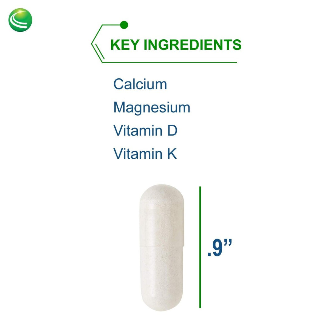 Nutra BioGenesis - Osteogenesis - Calcium, Magnesium, Vitamin D and Vitamin K for Bone Strength and Support - 120 Capsules - The Oasis of Health