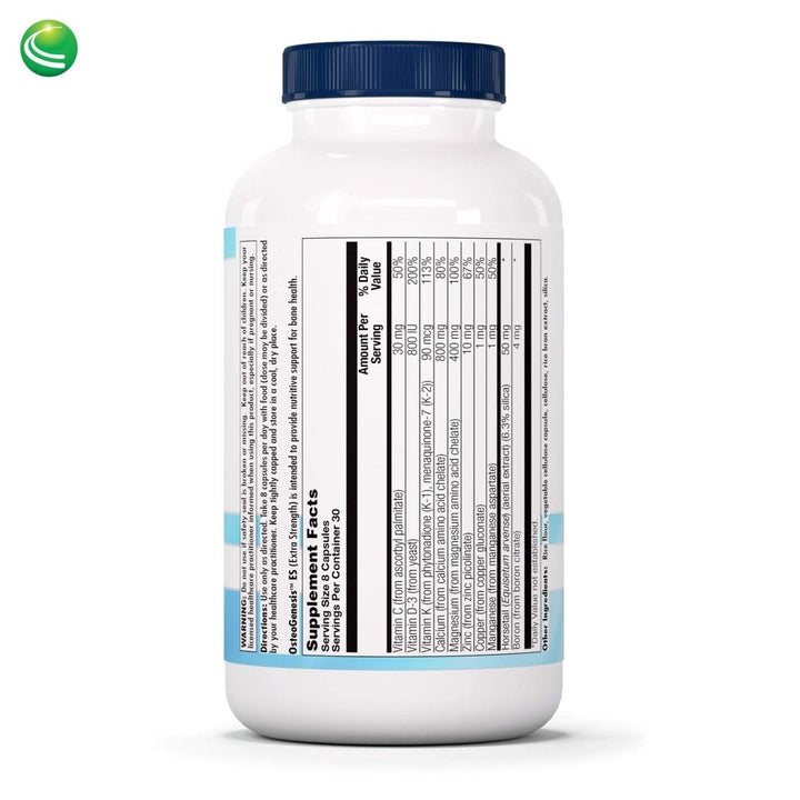 Nutra BioGenesis OsteoGenesis ES (Extra Strength) 240 Cap - The Oasis of Health