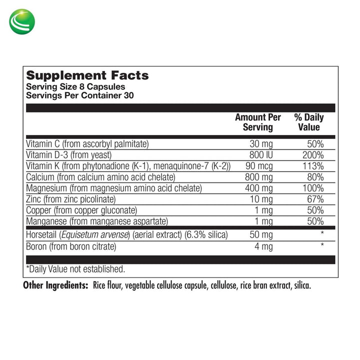 Nutra BioGenesis OsteoGenesis ES (Extra Strength) 240 Cap - The Oasis of Health