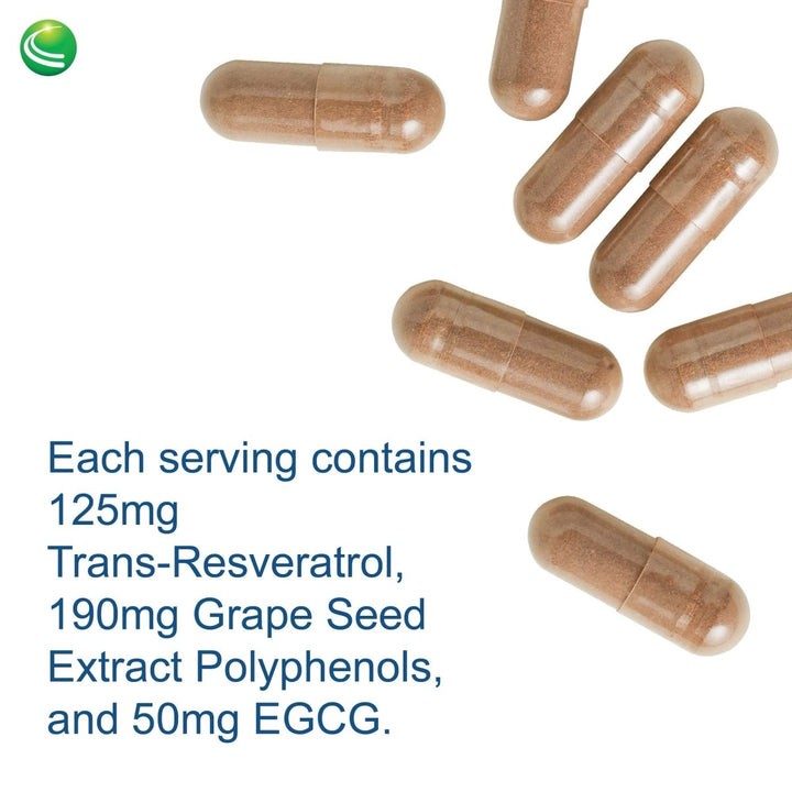 Nutra BioGenesis - Resveratrol Plus Flavonoids - 90 Capsules - The Oasis of Health