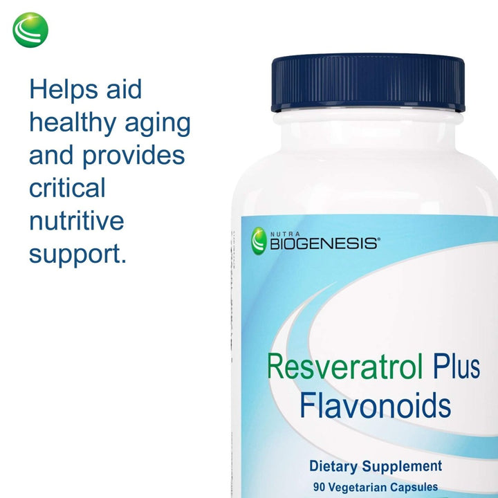 Nutra BioGenesis - Resveratrol Plus Flavonoids - 90 Capsules - The Oasis of Health