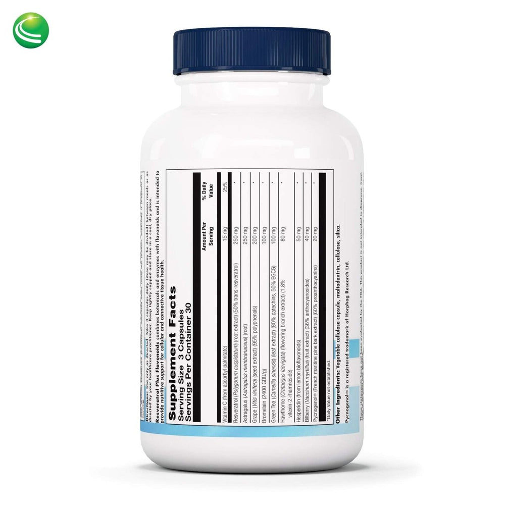 Nutra BioGenesis - Resveratrol Plus Flavonoids - 90 Capsules - The Oasis of Health