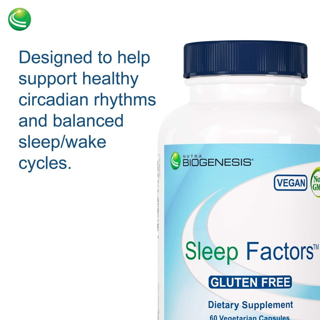 Nutra BioGenesis Sleep Factors, 60 Capsules - The Oasis of Health