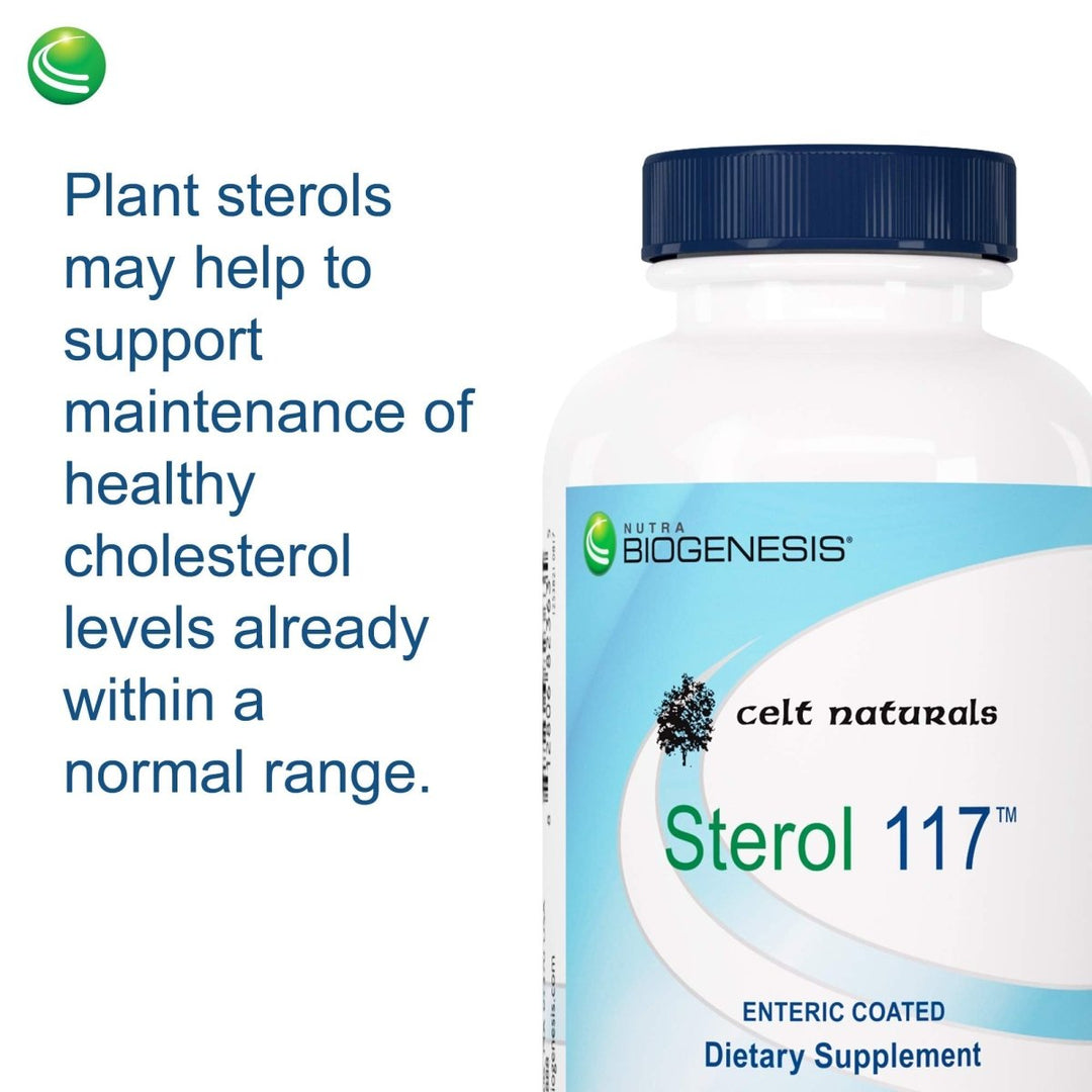 Nutra BioGenesis - Sterol 117 - Plant Sterols and Pine Bark Extract to Help Support Immunity, Urinary Tract Health and Cholesterol Already Within Normal Range - 60 Capsules - The Oasis of Health