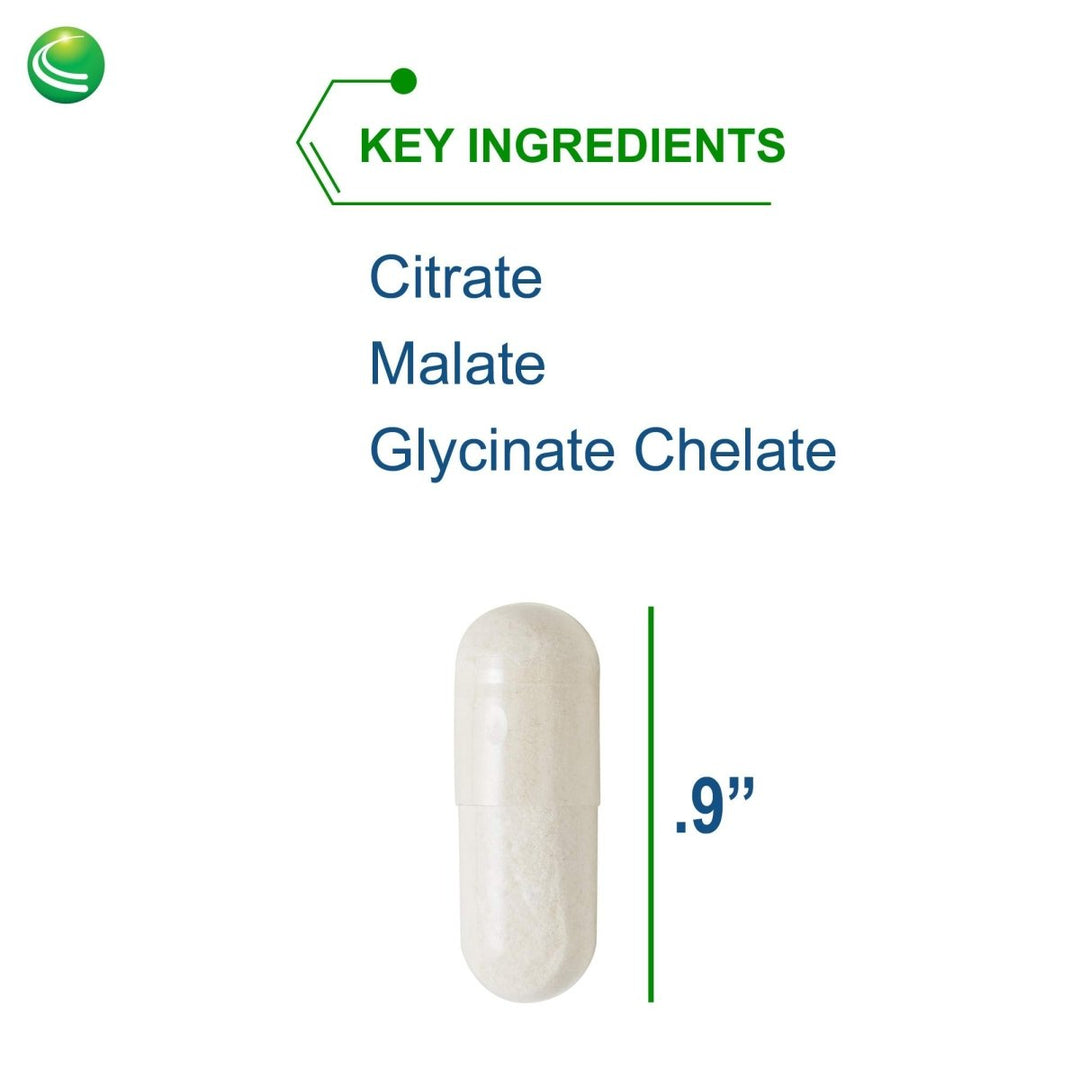 Nutra BioGenesis - Tri - Magnesium - Three Forms of Magnesium to Help Support Heart Health, Balanced Bone Density and Muscle Relaxation - 120 Capsules - The Oasis of Health