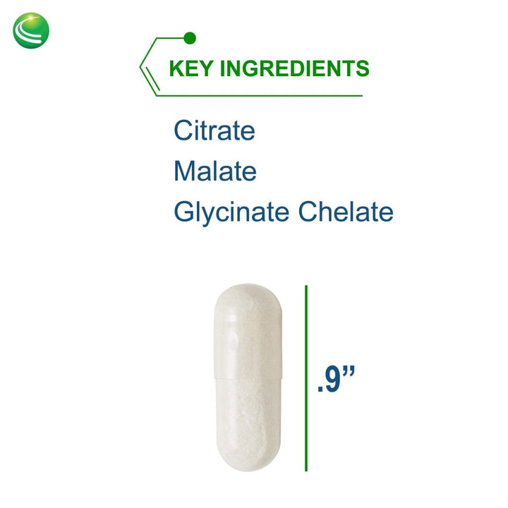 Nutra BioGenesis - Tri - Magnesium - Three Forms of Magnesium to Help Support Heart Health, Balanced Bone Density and Muscle Relaxation - 120 Capsules - The Oasis of Health