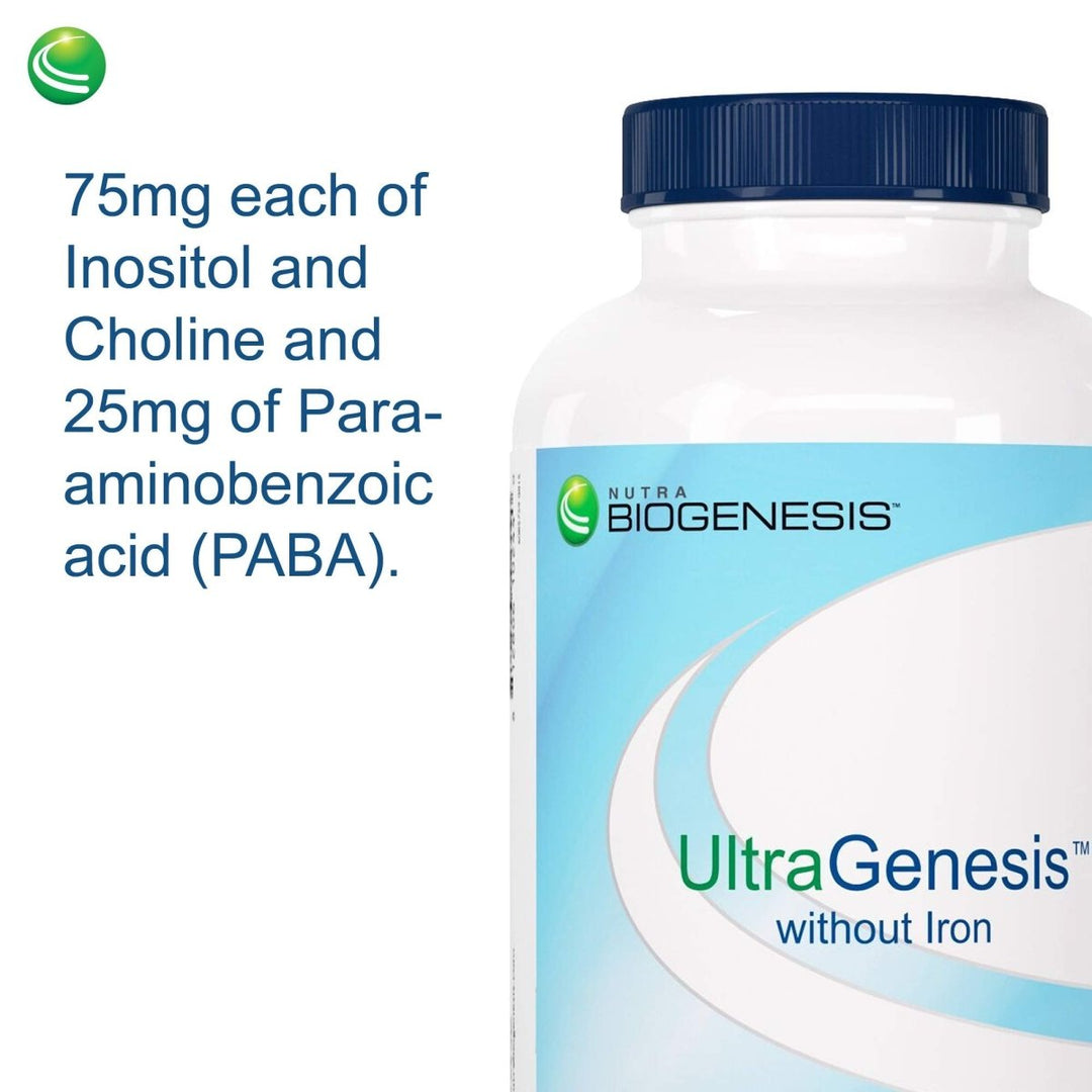 Nutra BioGenesis - Ultra Genesis Without Iron, 180 Capsules - The Oasis of Health