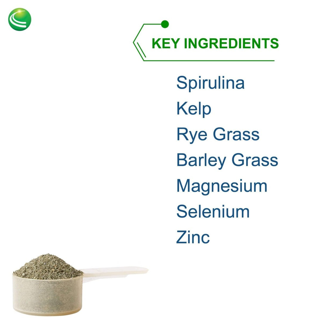 Nutra BioGenesis - Ultra Greens pH - Superfood Powder Dietary Supplement with Organic Spirulina, Kelp, Enzymes and Minerals - 6.8 Ounce - The Oasis of Health