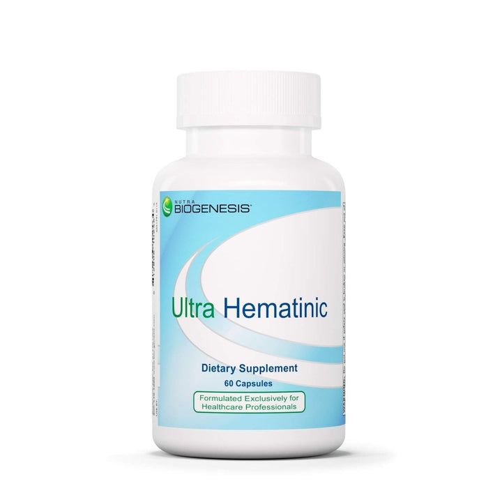 Nutra BioGenesis - Ultra Hematinic - , RBC Support and Energy - 60 Capsules 13576 - The Oasis of Health