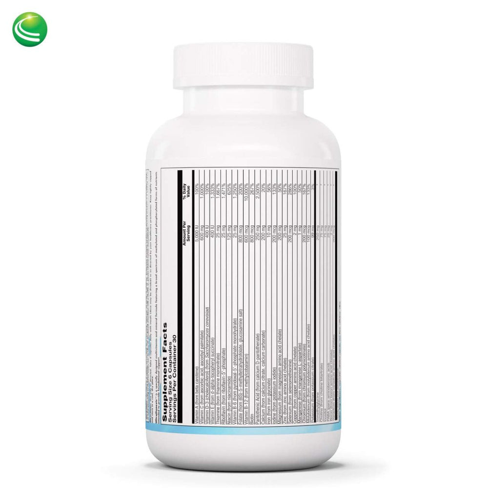 Nutra BioGenesis - UltraGenesis - Comprehensive Bioavailable Hypoallergenic Multivitamin Capsules - 180 Capsules - The Oasis of Health