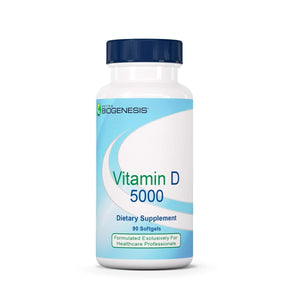 Nutra BioGenesis - Vitamin D 5000 - Vitamin D3 5000 IU to Help Support Calcium Absorption and Immune Function - 90 Softgels - The Oasis of Health