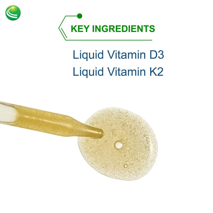 Nutra BioGenesis Vitamin D3 - K2 Emulsion - 1 Ounce - The Oasis of Health