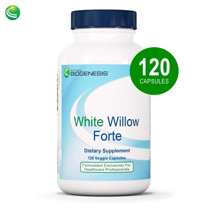 Nutra BioGenesis - White Willow Forte - 120 Capsules 01232 - The Oasis of Health