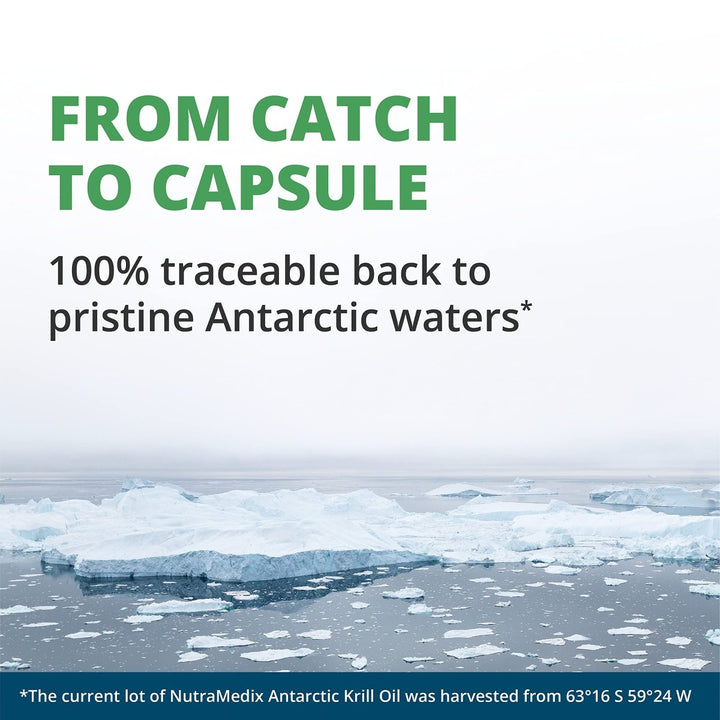 NutraMedix Antarctic Krill Oil 500mg - (60 Softgels) - The Oasis of Health