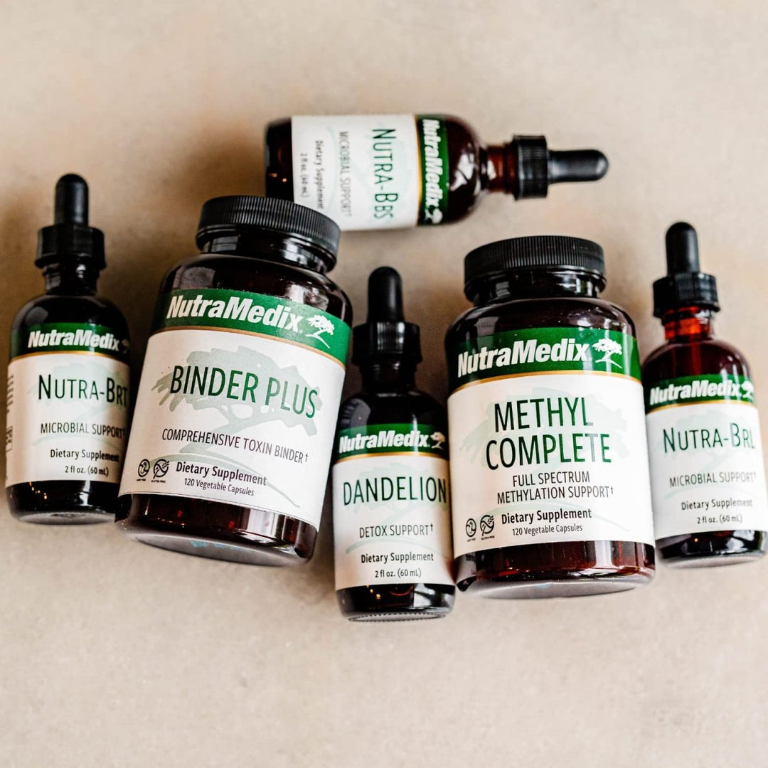 NutraMedix Binder Plus - Comprehensive Toxin Binder & Body Detoxifier - Prebiotic Antioxidant Support + Inulin, Bentonite, Aloe Vera, Activated Charcoal, Fulvic Minerals & Chitosan (120 Capsules) - The Oasis of Health