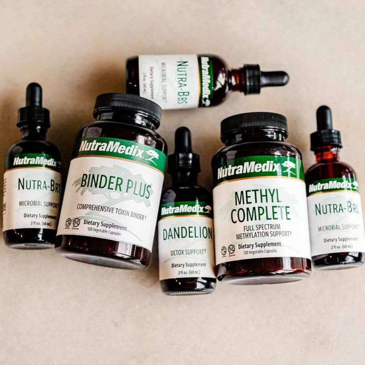 NutraMedix Binder Plus - Comprehensive Toxin Binder & Body Detoxifier - Prebiotic Antioxidant Support + Inulin, Bentonite, Aloe Vera, Activated Charcoal, Fulvic Minerals & Chitosan (120 Capsules) - The Oasis of Health