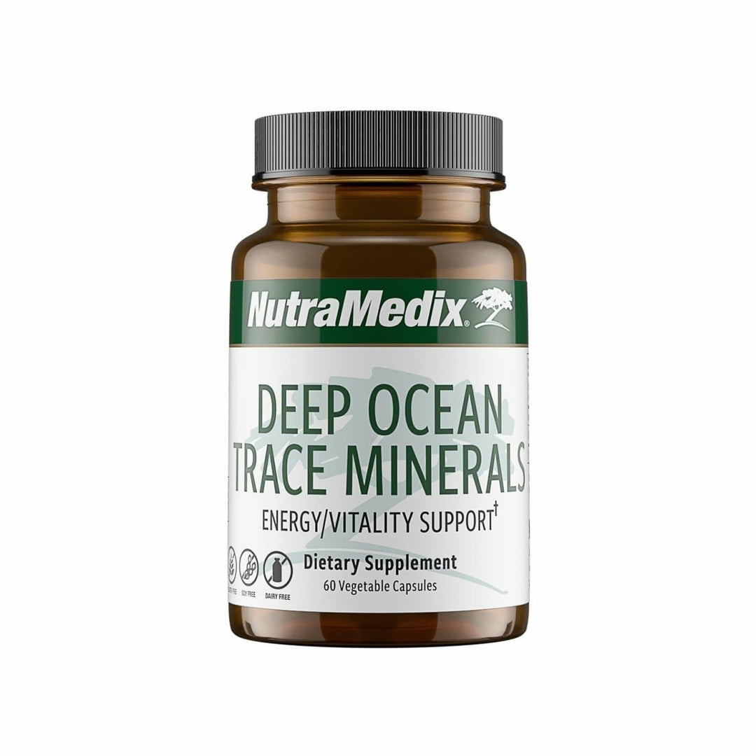 NutraMedix Deep Ocean Trace Minerals 1,000mg - Mineral & Energy Supplements - Magnesium, Zinc, Potassium, Boron, Phosphorus & Manganese - Electrolyte Support (60 Capsules) - The Oasis of Health