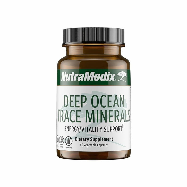 NutraMedix Deep Ocean Trace Minerals 1,000mg - Mineral & Energy Supplements - Magnesium, Zinc, Potassium, Boron, Phosphorus & Manganese - Electrolyte Support (60 Capsules) - The Oasis of Health
