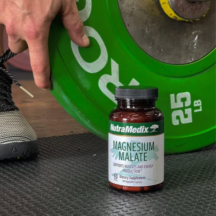 NutraMedix Magnesium Malate 200mg - Bioavailable Energy, Bone Health, Muscle & Joint Support Supplement - Vegan, Non - GMO & Gluten - Free Vitamin and Mineral Support (120 Vegetarian Capsules) - The Oasis of Health