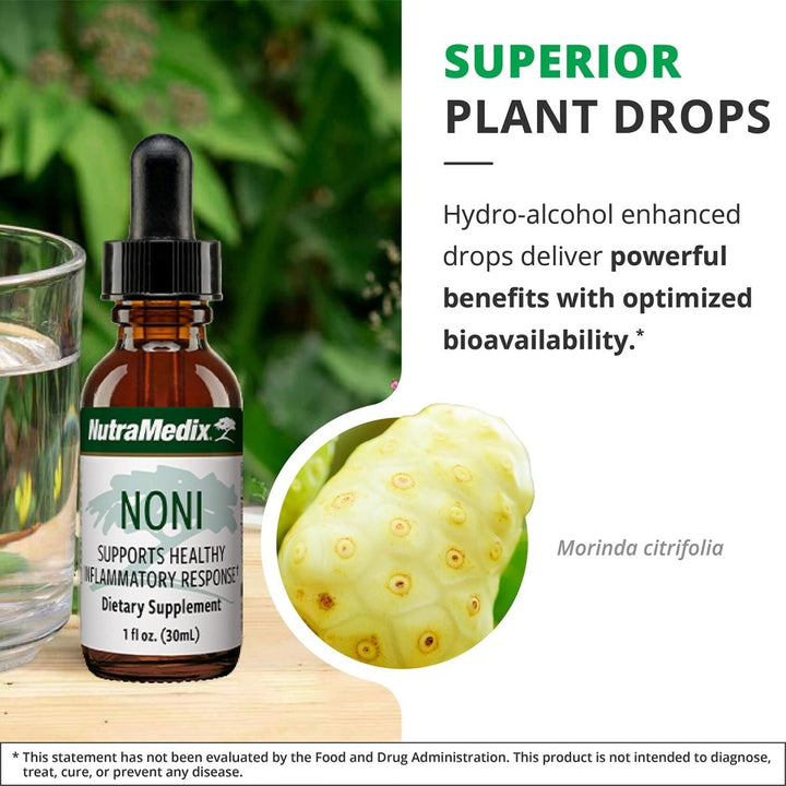 NutraMedix Noni Drops - Noni Fruit Extract for Immune Support & Promoting Healthy Antioxidant Activity & Overall Wellness (1oz) - The Oasis of Health