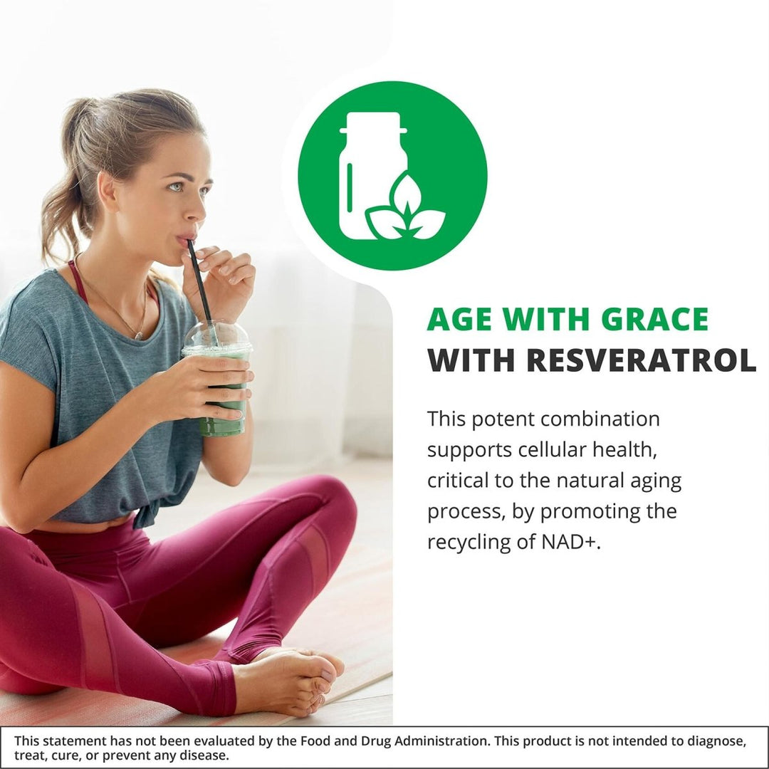NutraMedix Resveratrol Capsules - Bioavailable Antioxidants Supplement from Red Wine Extract + Grape Skins - 200mg Japanese Knotweed for Immune & Cardiovascular Support (60 Capsules) - The Oasis of Health
