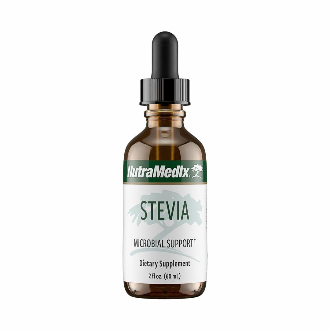 NutraMedix Sweet Leaf Stevia Liquid Drops - Sugar Free Sweetener from Pure Stevia Leaf Extract for Microbial Support - Low Carb, No Added Sugar (2 oz / 60 ml) - The Oasis of Health