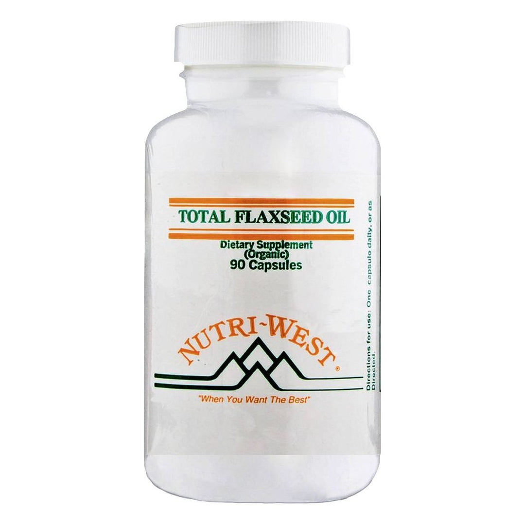 Nutri - West - Total Flaxseed Oil - 90 by Nutri - West - The Oasis of Health