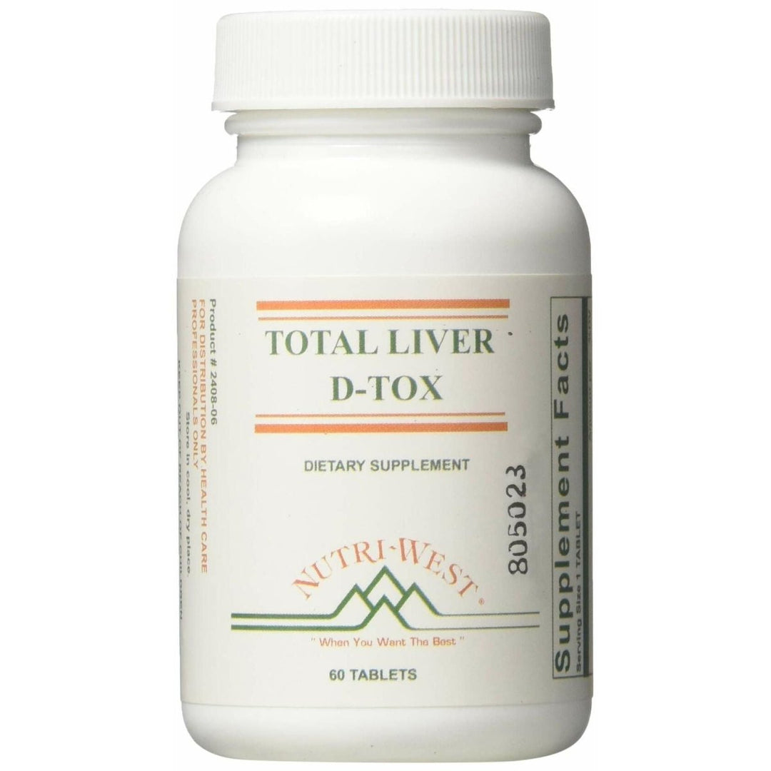 Nutri - West - Total Liver - D - Tox - 60 - The Oasis of Health