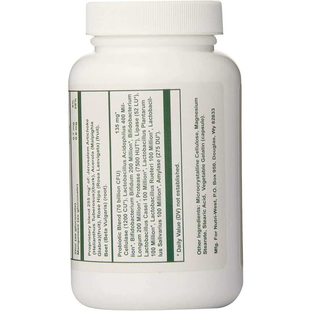 Nutri - West - TOTAL PROBIOTICS - 120 (Pack of 2) - The Oasis of Health