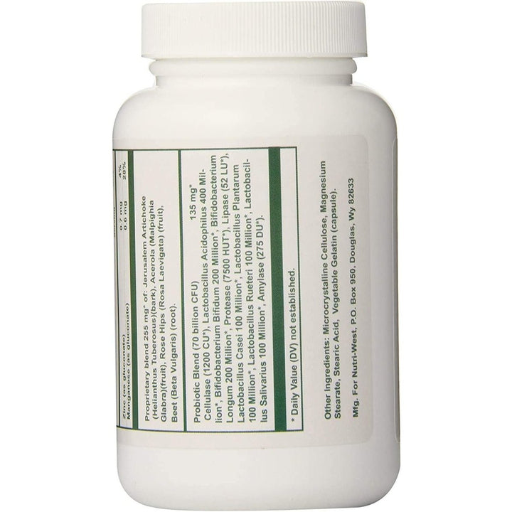 Nutri - West - TOTAL PROBIOTICS - 120 (Pack of 2) - The Oasis of Health