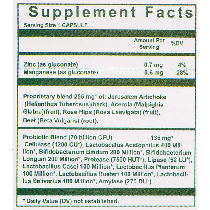 Nutri - West - TOTAL PROBIOTICS - 120 (Pack of 2) - The Oasis of Health