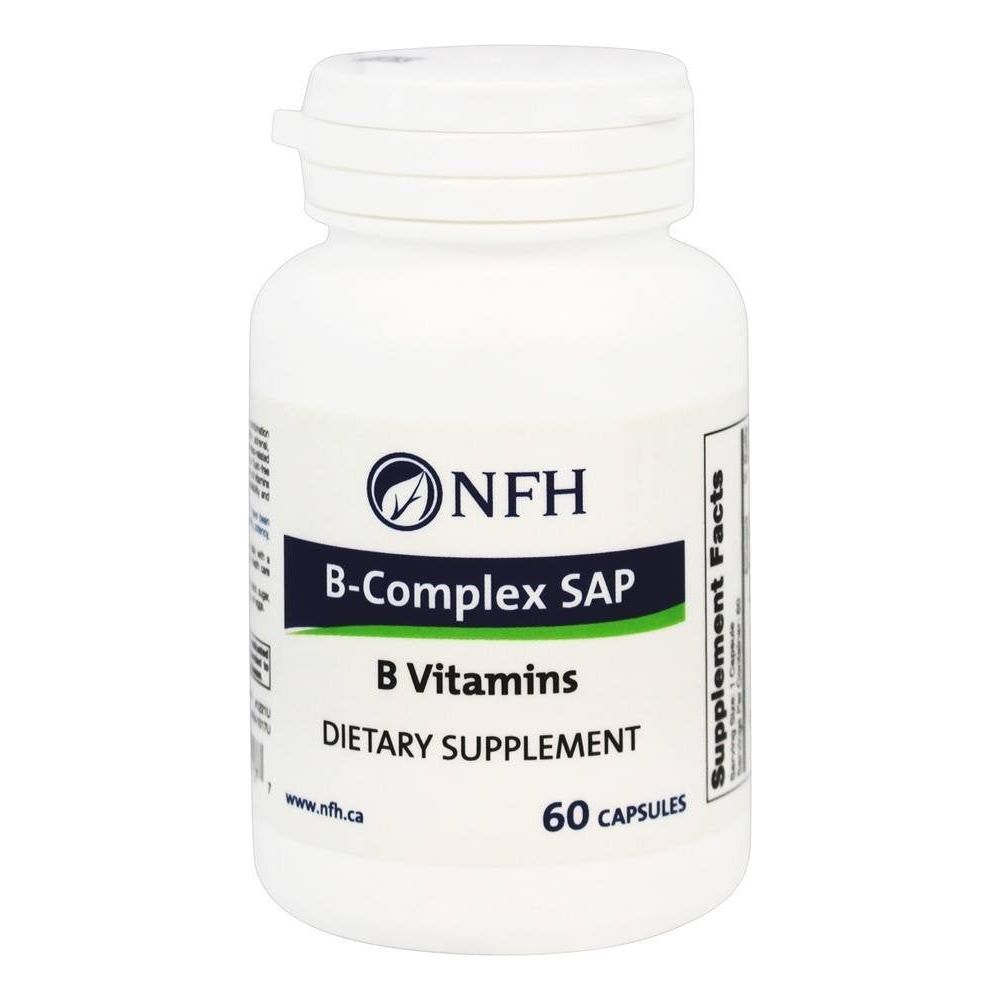 Nutritional Fundamentals for Health B - Complex SAP 60 caps - The Oasis of Health