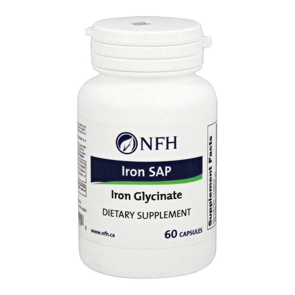 Nutritional Fundamentals for Health Iron SAP 60 caps NP - The Oasis of Health