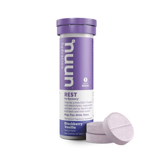 Nuun - Rest Effervescent Magnesium Supplement Blackberry Vanilla - 10 Tablets - The Oasis of Health