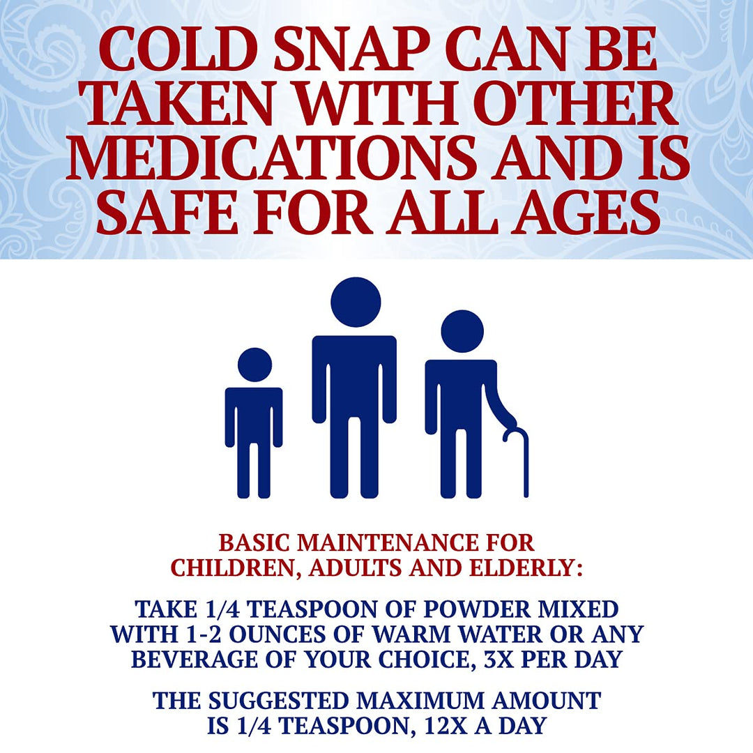 OCHO Oriental HERB Cold Snap Powder, 3.5 OZ - The Oasis of Health