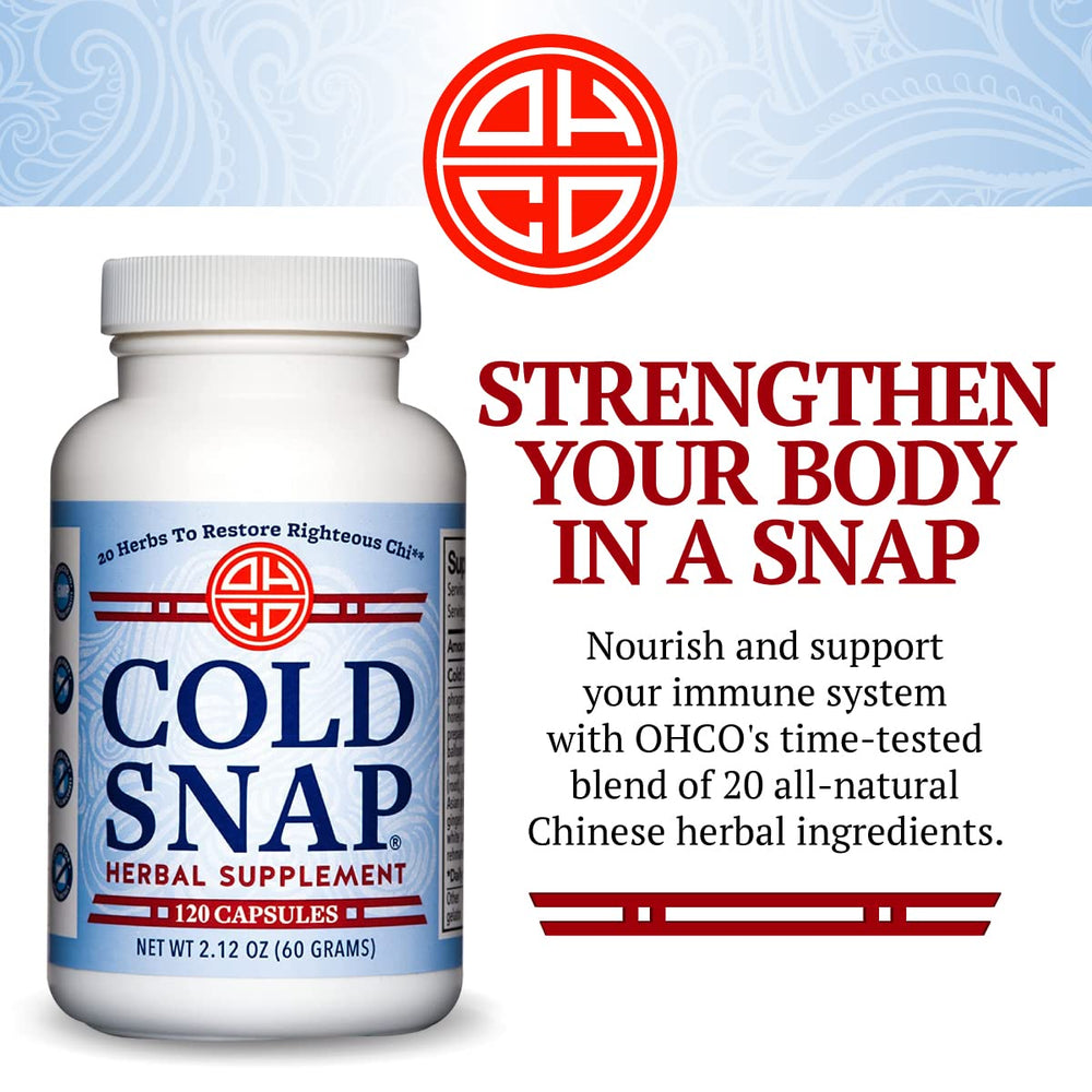 OHCO - Cold Snap Caps - 120 Capsules - The Oasis of Health