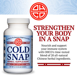 OHCO - Cold Snap Caps - 120 Capsules - The Oasis of Health