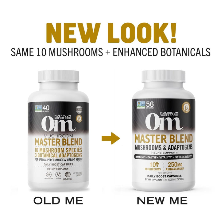 OM Mushroom Master Blend 160 Vcaps - DQ0158 - The Oasis of Health